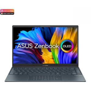Asus Zenbook 13 UM325UA-OLED0R5W Slim Laptop  Core Ryzen 5 2.1GHz 8GB 512GB Shared Win11Home 13.3inch FHD OLED Grey English/Arabic Keyboard