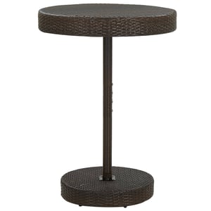 

Vidaxl Garden Table Brown 75.5x106 Cm Poly Rattan