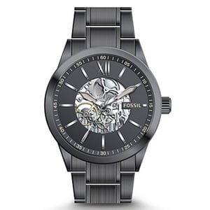 Fossil Mens 48mm Flynn Stainless Steel Watch - Bq2384