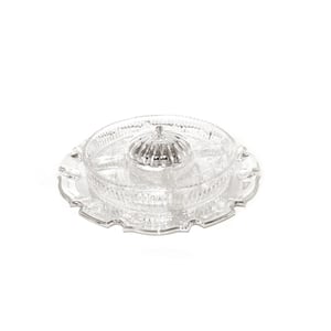 QUEEN ANNE Dish Lid and Tray 5 Divisions Silver 6X34cm