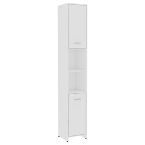 

vidaXL Bathroom Cabinet White 30x30x183.5 cm Engineered Wood