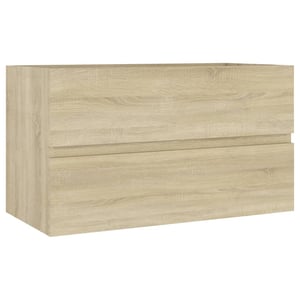 

Vidaxl Sink Cabinet Sonoma Oak 80x38.5x45 Cm Engineered Wood
