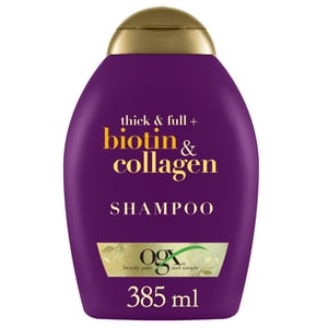 OGX Shampoo Thick &amp; Full + Biotin &amp; Collagen 385ml