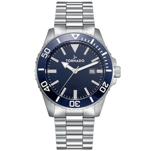 

Tornado Men's Analog Navy Blue Dial Watch - T22001-sbsn