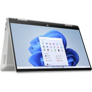 HP x360 14-EK0002NE 2 in 1 Laptop - Core i5 1.3GHz 8GB 512GB Shared Win11Home 14inch FHD Silver Arabic/English Keyboard