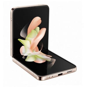 Samsung Galaxy Z Flip 4 256GB Pink Gold 5G Single Sim Smartphone Pre-order with Samsung Care+