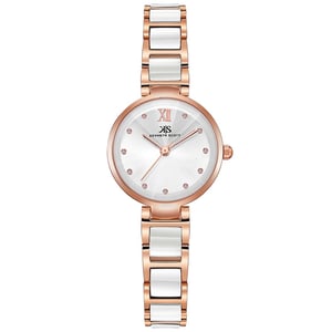 

Kenneth Scott Women's Analog White Dial Watch - K22531-KCWW
