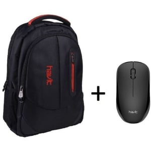 Havit 15inch Laptop Backpack Black With Mouse