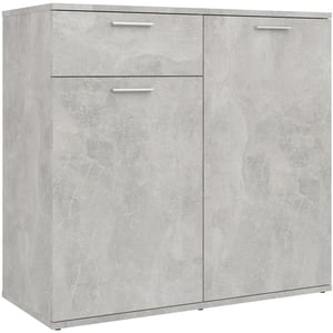 

Vidaxl Sideboard Concrete Grey 80x36x75 Cm Chipboard