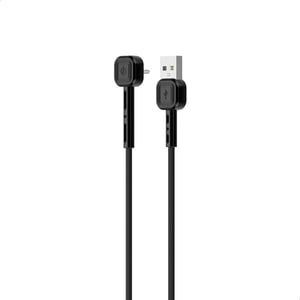Awei Cl-67 2 In 1 Fast Charging Cable Black