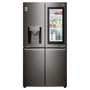 LG InstaView Door-in-Door Side By Side Refrigerator 889 Litres GRX39FTKHL, Hygiene FRESH+, Inverter Linear Compressor