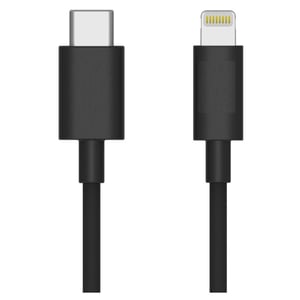 Smart Type C To Lightning 12W Fast Charging Cable 1.5M Black