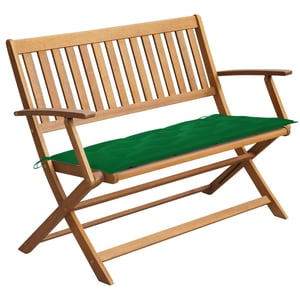 

Vidaxl Garden Bench With Cushion 120 Cm Solid Acacia Wood