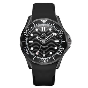 

Kenneth Scott Men's Analog Black Dial Watch - K22009-BSBB