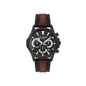 

LEE COOPER Men's Multi Function Black Dial Watch - LC07493.651