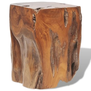 

vidaXL Stool Solid Teak Wood