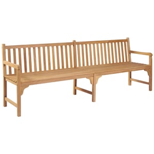 Vidaxl Garden Bench 228 Cm Solid Teak Wood