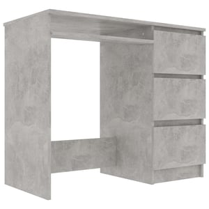 

vidaXL Desk Concrete Grey 90x45x76 cm Engineered Wood