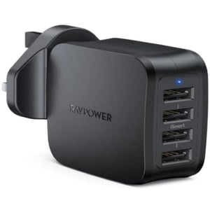 Ravpower 40W 4-Port Wall Charger Black