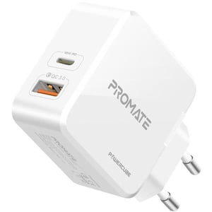 Promate Wall Charger UK 17cm White