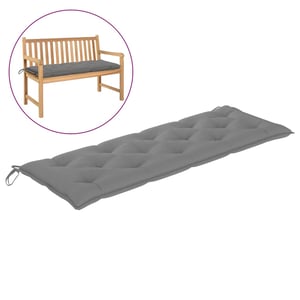 

Vidaxl Garden Bench Cushion Grey 150x50x7 Cm Fabric