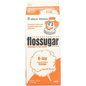 Gold Medal Flossugar Flavour: Orange, Net Wt. 3.25 Lbs
