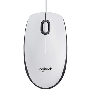 Logitech M100 Wired Usb Mouse White