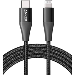 Anker PowerLine+ II USB Type-C to Lightning Cable With Connector 1.8m Black