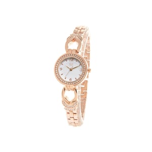 Eliz Iris Es8596l2rhr Rose Gold Ss Case Jewelry Bracelet Women's Watch