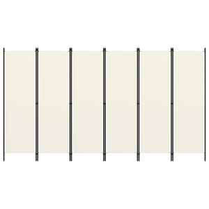 

Vidaxl 6-panel Room Divider Cream White 300x180 Cm
