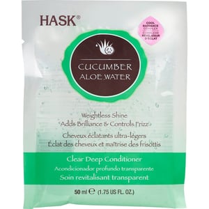 Hask Cucumber Aloe Water Weightless shine Clear Deep Conditioner 50ml