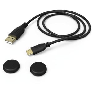 Hama 54474 Super Soft Controller Charging Cable Black For PS4