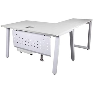 

Mahmayi Bentuk 139-18L White Modern Workstation