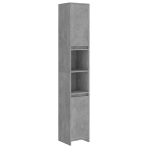 

Vidaxl Bathroom Cabinet Concrete Grey 30x30x183.5 Cm Engineered Wood