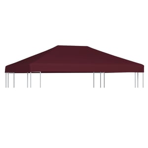 

Vidaxl Gazebo Top Cover 310 G/m 3x4 M Bordeaux
