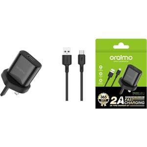 Oraimo Power Cube 2 Wall Charger With Type-C Cable 1m Black