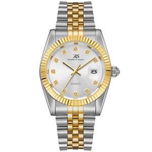 

Kenneth Scott Men's Analog White Dial Watch - K22036-TBTW