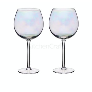BarCraft Lustre Glassware Gin Glasses Set Of Two 500ml Gift Boxed