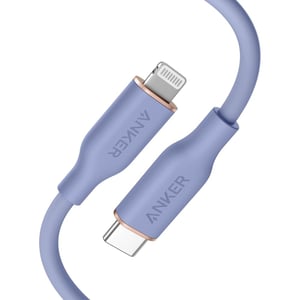 Anker Powerline III Flow USB-C To Lightning Cable 0.9m Purple