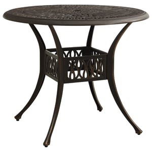 

Vidaxl Garden Table Bronze 90x90x74 Cm Cast Aluminium