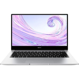 Huawei MateBook D14 NbD-WD19A Laptop - Core i3 3GHz 8GB 256GB Win11Home 14inch FHD Mystic Silver English/Arabic Keyboard