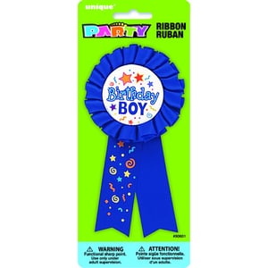 Unique- Birthday Boy Award Ribbon