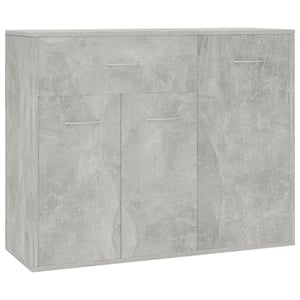 

vidaXL Sideboard Concrete Grey 88x30x70 cm Engineered Wood