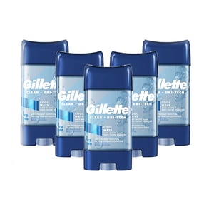 Gillette Antiperspirant Deodorant For Men Pack Of 5 X 108 G