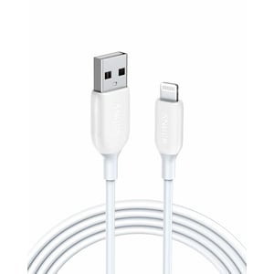 Anker Powerline III Lightning Cable iPhone Charger Cord MFi Certified (6ft) White
