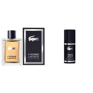 Lacoste Bundle Offer Of Lacoste L'homme Edt 100ml & Deodorant 150ml For Men