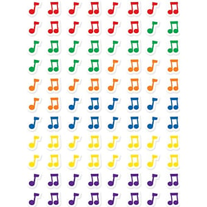 Creative Teaching Press Music Notes Hot Spots Stickers (7162), Multicolor