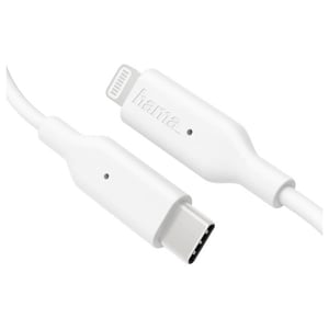 Hama Charge & Sync Cable Type-C to Lightning 1m white