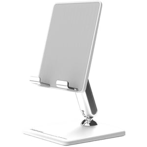 Promate Adustable Multi Angle Desk Stand White