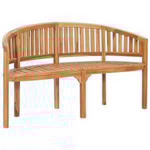 

Vidaxl Banana Bench 151 Cm Solid Teak Wood